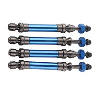 Naroote Albero di Trasmissione Anteriore, Albero di Trasmissione CVD Posteriore Anteriore Upgrade Parti 4pcs CVD Asse di Asse di per per per per in Metallo per per per per Auto 4x4 1/10 RC (blu