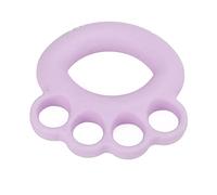 Naroote Allenatore della Forza delle Dita, Facile Uso di una Presa a Mano in Silicone Morbido della Maniglia dell'esercizio, un Progetto Convesso per Bambini per Adulti (PURPLE)