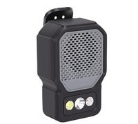 Naroote Altoparlante Indossabile, Altoparlante Bluetooth con Torcia, LED da 5 W 5060LM 3 Effetti di Luce a Luce Rossa Spot Flood, Batteria Integrata da 1000 MAh Ricarica USB C (GRAY)