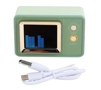 Naroote Altoparlante retrò, Mini Altoparlante Wireless Portatile con Display dei Testi Sincronizzato per Karaoke da Scrivania All'aperto