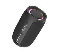 Naroote Altoparlante Wireless HIFI con Design Impermeabile IP67 Ascolto a 360° per Intrattenimento Domestico e Uso Esterno Altoparlante ABS Blu 1 (BLACK)