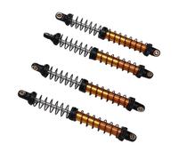 Naroote Ammortizzatore a Doppia Molla per Auto Modello 1/10 da 4 Pezzi, Ammortizzatore in Metallo Ad Alta Resistenza con 8 Molle di Ricambio da 120 Mm, Set di Ammortizzatori per RC in Lega 1/10 (#)