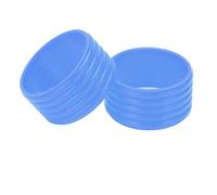 Naroote Anelli per Impugnatura in Silicone per Racchetta da Tennis per Assorbimento e Fissaggio del Sudore - 2 Pezzi/Set per Giocatori di Tennis in Silicone - Riutilizzabili Ed Ecologici per Un Uso