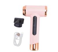 Naroote Asciugacapelli, Asciugacapelli Ionico Ricaricabile USB Senza Fili da 200w con 3 Impostazioni di Temperatura e Beccuccio Rotante a 360°, per la Casa, i Viaggi e Il Campeggio (PINK)