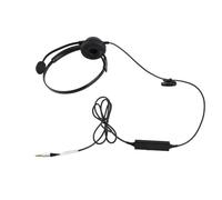 Naroote Auricolare Monoauricolare Comodo Auricolare Cablato con Cancellazione del Rumore per Call Center per Uso Professionale ABS 1 unità (Interfaccia singola da 3,5 mm)