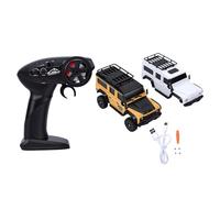 Naroote Auto Giocattolo Telecomandata, Camion Telecomandato ABS 2.4G con Luci a LED, Veicolo da Arrampicata Fuoristrada 1:43, Assorbimento degli Urti, per Giochi All'aperto Al Coperto