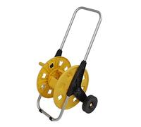 Naroote Avvolgitubo da Giardino Portatile Carrello Avvolgitubo per Carichi Pesanti con Ruote Realizzato in Alluminio Ad Alta Resistenza Contiene Tubo da 60 M per Giardini Prati Cortili