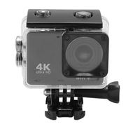 Naroote Azione Fotocamera, 170 Gradi di Gradi Ad Angolo HD Interfaccia Multimediale Submarino Impermeabile Remoto della Telecamera con Scheda di Memoria da 128 G per Esterno (BLACK)