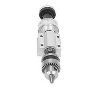 Naroote B10 Drill Chuck, Gruppo Mandrino Non Abilizzato Mini Perforazione a Mano in Acciaio con Manica dell'albero M10 per a Tavola Fai - -te e Progetti di Perforazione Banco