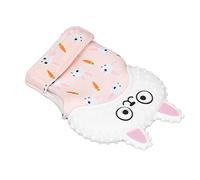 Naroote Baby Hand Teether, Adolescenti per Bambini nel Mezzo di Indossabili per Ferita Rilassante per i Bambini (coniglietto rosa)