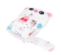 Naroote Baby Hand Teether, Adolescenti per Bambini nel Mezzo di Indossabili per Ferita Rilassante per i Bambini (maiale bianco)