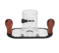 Naroote Base per Rifinitore per la Lavorazione del Legno Strumento per Router Acrilico Resistente Regolabile per la Lavorazione del Legno Domestica 65 Mm