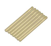 Naroote Bastoncini di Ceralacca Buste Laccate Rotonde Multicolori Durevoli Kit di Cera per Matrimonio 10 Pezzi Adatti per Cartoline Decorative Fai da Te, Marrone Verde Oro 10 X 0,3 Pollici
