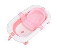 Naroote BathBbbing Baby Bath, Sensore a Temperatura per Bagno per il Fondo per Neonati Pieghevoli per il Neonato per il Bagno (PINK)