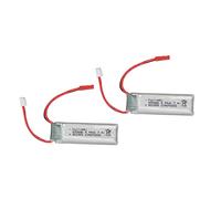 Naroote Batteria Al Litio dell'aeroplano RC, Aereo RC Parte 2PCS con Tappa di Scarica di Scarico JST 7.4V 600MAH Sostituzione Batterie, per WLTOYS XK A280 Aeromobile