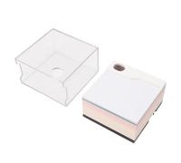 Naroote Blocco Note 3D Santorini, Elegante Ornamento da Scrivania per Ufficio, Dormitorio Studentesco, Carta Ecologica, 9x9x5 Cm