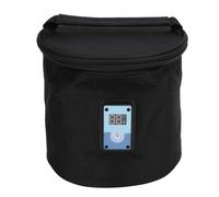 Naroote Borsa di Raffreddamento Al Seno per IL Refrigerazione, Display Digitale Display per Baby Bottiglia BASSO IN BASSO PROGETUALE PRANZO CON IL PACCHETTO ICE per Back to Work Nursing Mom (BLACK)