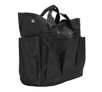 Naroote Borsa per Attrezzi da Giardino Porta Attrezzi da Giardinaggio in Resistente Tessuto Oxford con Tasche Multiple per attività All'aperto (BLACK)