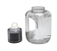 Naroote Bottiglia d'acqua per Idrogeno, Bottiglia di Idrogeno Sport da 1000 Ml da 4000 MAh Batteria per la Casa (BLACK)