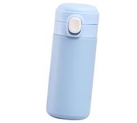 Naroote Bottiglia Isolante Pop-up Simpatica Mini Tazza per Acqua Sottovuoto a Doppio Strato per Ufficio e Uso Quotidiano in Acciaio Inossidabile da 420 Ml (BLUE)