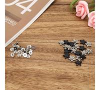 Naroote Bottone Rivetto a Forma di Stella Decorazione Antiruggine per Vestiti per Accessori Fai da Te 20 Pezzi (Lega di zinco 3)