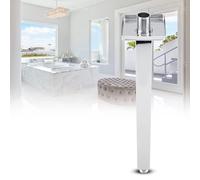 Naroote Braccio Doccia Superiore in Acciaio Inossidabile Supporto a Parete Durevole per Soffione Doccia a Soffitto del Bagno, Installazione Semplice per il Bagno, Completo in 1 Minuto, Finitura