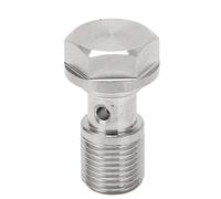 Naroote Bullone del Banjo Freno, Adattatore Inossidabile Adattatore per Montaggio Freno Banjo con Limite di 1,5 Mm Kit Bullone per Linee
