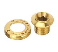 Naroote Bullone dell'albero Motore in Bicicletta, Facile Installazione Spalla di Sughero in Sughero Buona compatibilità per la Riparazione (Gold)