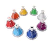 Naroote Campanelli da Scrivania Colorati a 8 Note Campanelli Musicali a 8 Note da Scrivania a Toni con Struttura in Metallo ABS per Appassionati di Musica Bambini Principianti