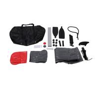 Naroote Canoa Kayak Gonfiabile per 1 Individuo, PVC Super Resistente Pompa ad Alta Portata Anti Abrasion Pieghevole Canotto Gonfiabile Portatile con Impermeabile e Anti Invecchiamento (rosso)