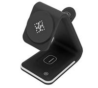Naroote Caricabatterie Wireless da 15 W Dock Station Magnetica Rimovibile 3 in 1 per Viaggi, Dimensioni casa: Supporto di Ricarica Wireless 3 in 1