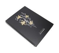 Naroote Cartella per Spartiti, Raccoglitore Professionale da 20 Buste e 40 Pagine A4, Accessorio per Coro Scolastico e Orchestra Dal Design Durevole (Digitare un)