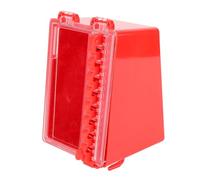 Naroote Cassetta Portachiavi con Serratura Sospesa a 8 Posizioni dei Fori con Pannello Trasparente per Lavoratori del Cantiere Plastica Tecnica ABS