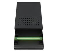 Naroote Cassetto per Busta per caffè in Acciaio Inossidabile Addensato, Materiale Durevole, Fondi Facili da Versare, per Caffetterie, Domestica, Ufficio (BLACK)