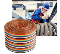 Naroote Cavo a Nastro Piatto con Passo Spaziato da 1,27 Mm per Cablaggio Interno di Dispositivi Elettronici e Trasformatori, Larghezza 5,08 Cm, 3 Metri (2 metri di lunghezza)