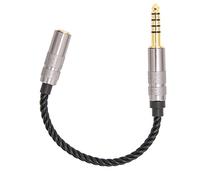 Naroote Cavo Adattatore per Cuffie, Cavo per Cuffie, per da 4,4 Mm Maschio Bilanciato a 3,5 Mm Stereo Femmina Placcato Oro OFC Core 0,49 Piedi per Lotoo Cayin IBasso DAP