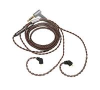 Naroote Cavo di Aggiornamento per Auricolari a 2 Pin da 0,78 Mm Cavo di Ricambio Premium con Microfono per AS10 AS06 ZST ZS3 per TRN, OFC, Lungo 47,2", per Auricolari Weston UE18 W4R, Grigio