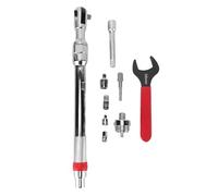 Naroote Chiave a Cricchetto con Offset 1/2" Prolunga per Chiave a Cricchetto per Spazi Ristretti con Ingranaggi in Acciaio Al Tungsteno Adattatori da 3/8" e 1/4" Interruttore Multimodale