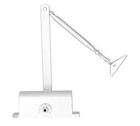 Naroote Chiudiporta Idraulico Regolabile Chiudiporta Ignifugo Design Durevole Funzione Automatica per Uso Interno/esterno Lega di Alluminio 145x60x55mm