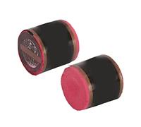 Naroote Cilindro di Gesso da Biliardo 2 Pezzi Forte Adesione per Colpi Precisi e Controllo della Rotazione nel Biliardo, Diametro 2,5 Cm (Rosa Rossa)