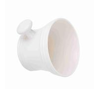 Naroote Ciotola per Sapone Barba in Plastica Ciotola per Crema in Schiuma Resistente per Rasatura Uomo, Comoda per la Casa e il Viaggio, Nera e Classica, Realizzata in ABS Facile Pulizia, 11 X 11