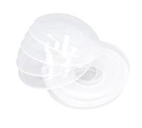 Naroote Conchiglie di Raccolta del Latte, Tazze di Allattamento Al Seno Portatili, Rispettosi della Pelle, Evitare Perdite, Prevenzione di Sversamenti, 4 Pezzi per l'uso Quotidiano (stile 1)