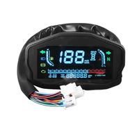 Naroote Contagiri Tachimetro Quadro Strumenti Digitale LCD per Moto per Montaggio Universale, Display Chiaro per Maggiore Sicurezza, Materiale Plastico