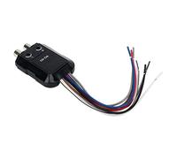 Naroote Convertitore Audio per Auto da Alto a Basso con Uscita Regolabile 6:1, qualità Audio Superiore per Tutti i Veicoli, Materiale ABS, Design Compatto, 1 unità