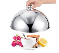 Naroote Coperchio per Piatti Antiruggine in Acciaio Inossidabile per Ristorante a Buffet Dell'hotel, Coperchio per Piatti con Finitura a Specchio per Banchetti, per Alimenti in Acciaio Inossidabile