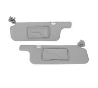 Naroote Coppia di Parasole Grigio con Blocco Parasole, Specchietto in ABS per E120 E130 Dal 2001 Al 2007 Nona Generazione LHD per Auto Diretta