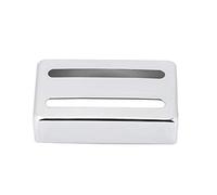 Naroote Copri Pickup Humbucker in Ottone Massiccio per Chitarre Elettriche Proteggi il Pickup della Chitarra Anti Ruggine e Controllo del Rumore per gli Amanti della Musica Dorato 69x38x19mm (SILVER)