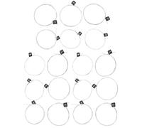 Naroote Corde per Chitarra Classica, Set di 3 Corde in Nylon Placcato Argento, per Chitarra con Tono Stabile, Ideali per Accessori per Classica (NX35)
