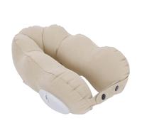 Naroote Cuscino da Viaggio Gonfiabile a Forma di U Cuscino di Supporto per Collo Portatile Floccato in PVC con Custodia per Uso in Ufficio a Casa in Treno di Volo (per donne)