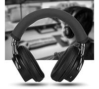 Naroote Cuscino di Ricambio per Cuffie, Cuscinetto per Auricolari in Morbida Pelle Proteica con Design con Cerniera, Copertura per Fascia Antiscivolo con Riduzione del Rumore, Ideale per Iron (BLACK)